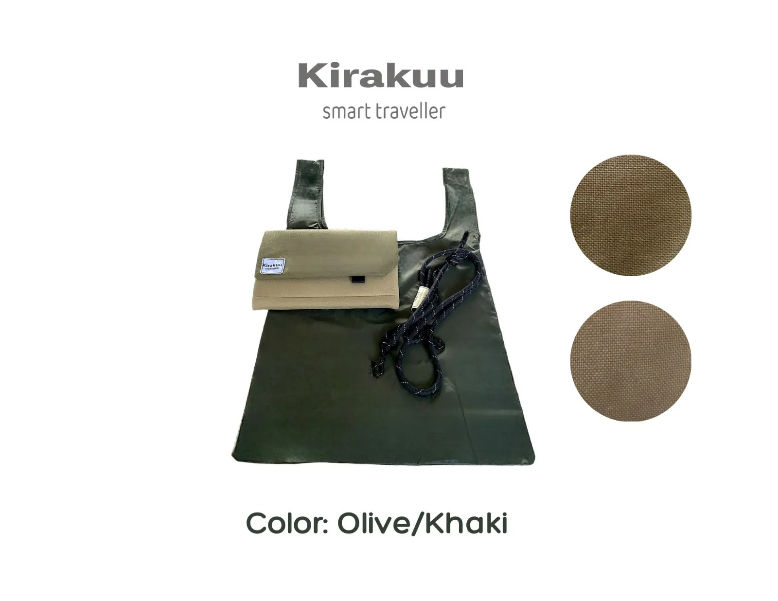 「輕盈遊百寶袋」- Kirakuu 三用旅行便攜袋 (預訂貨品，2月28日送出)