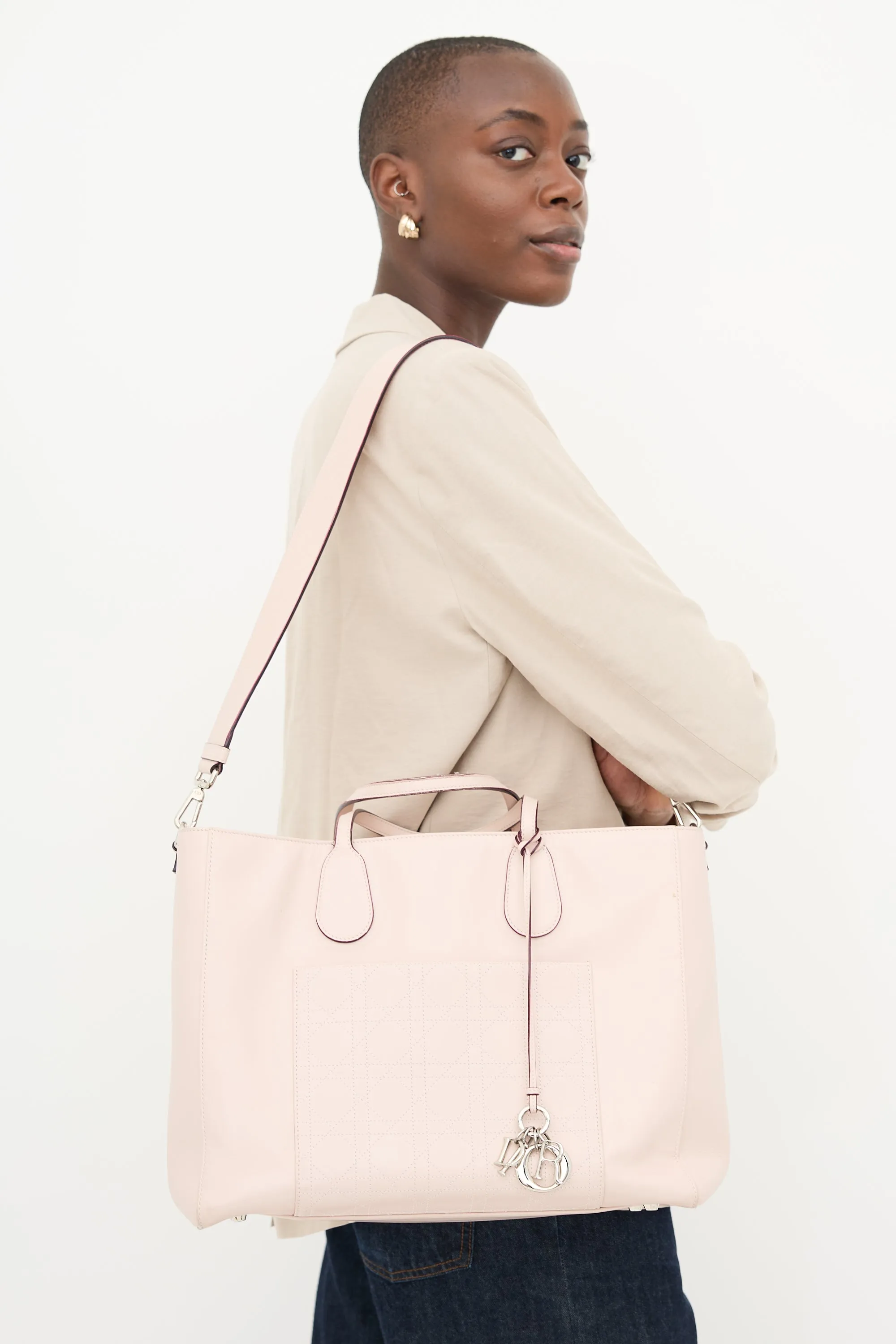 2015 Leather Diaper Tote Bag