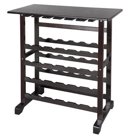 24 Bottle Wood Wine Rack