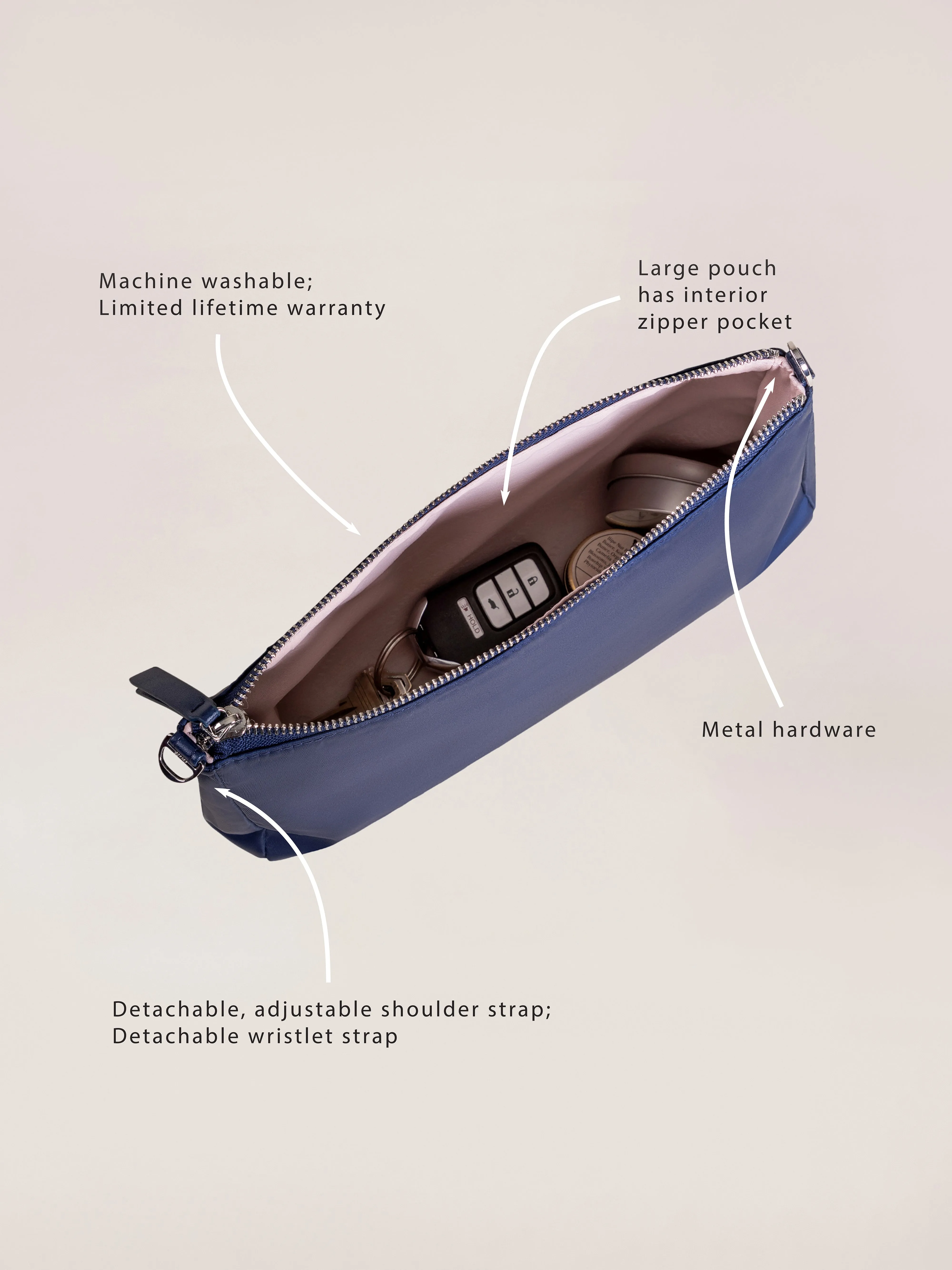 3-piece Pouch Set | Navy
