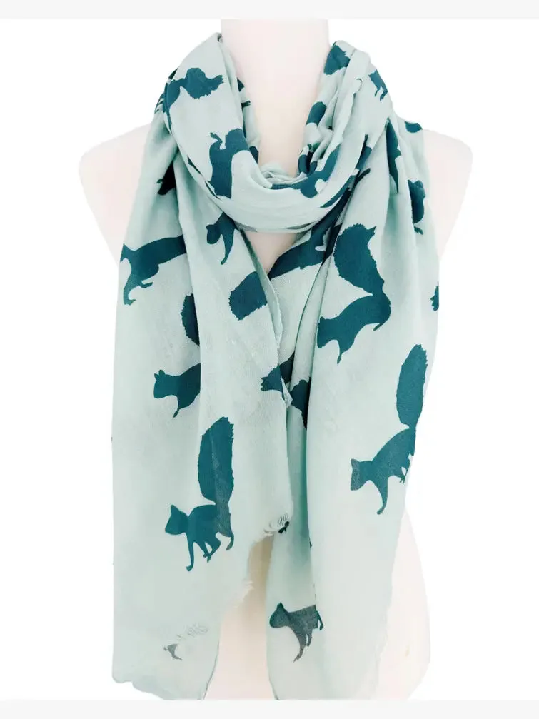 5 Colors--JC020260 Squirrel Scarf