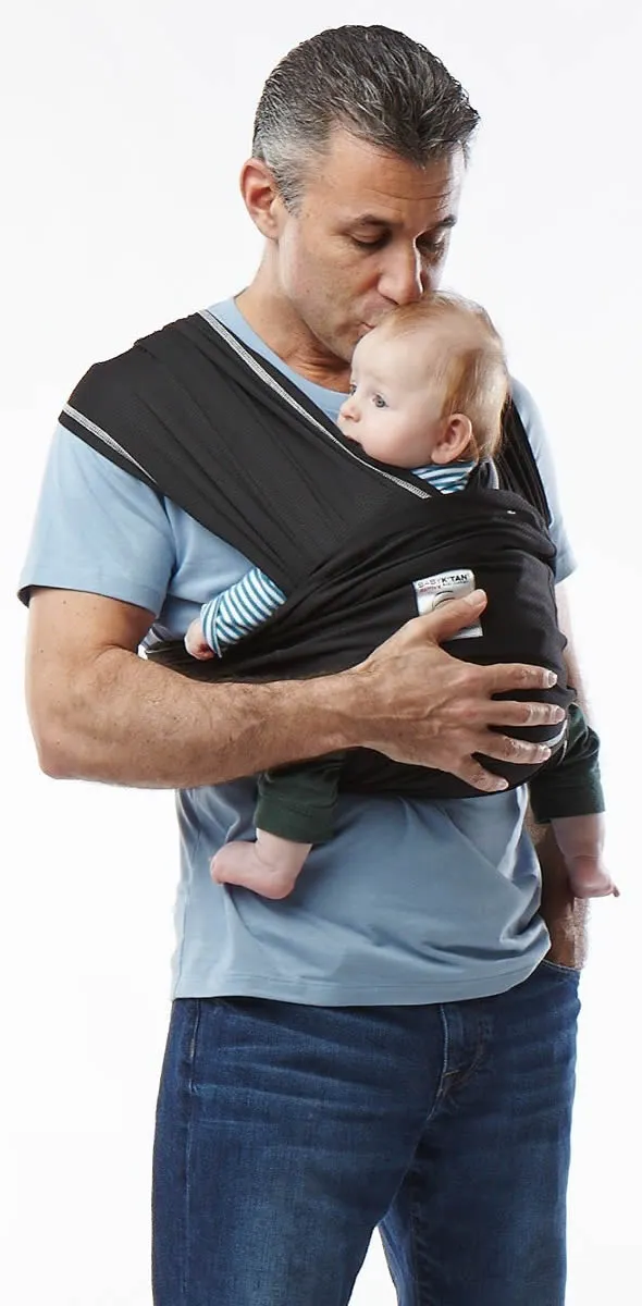 Baby K'tan ACTIVE Baby Carrier in Black - Large