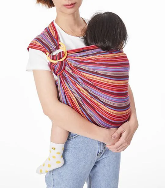 Baby Ring Sling - Rainbow Mocca