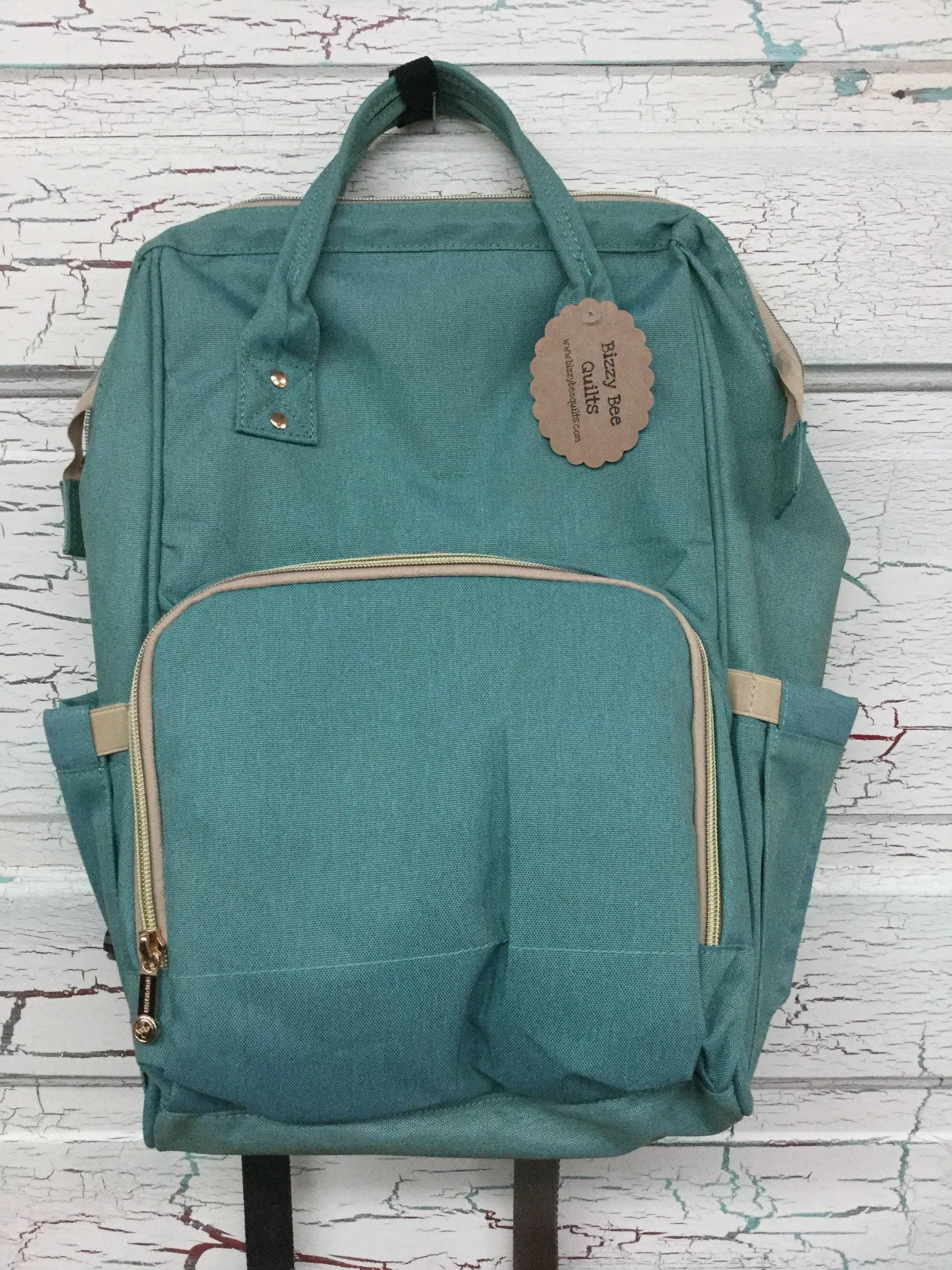 Backpack Diaper Bag - Seafoam