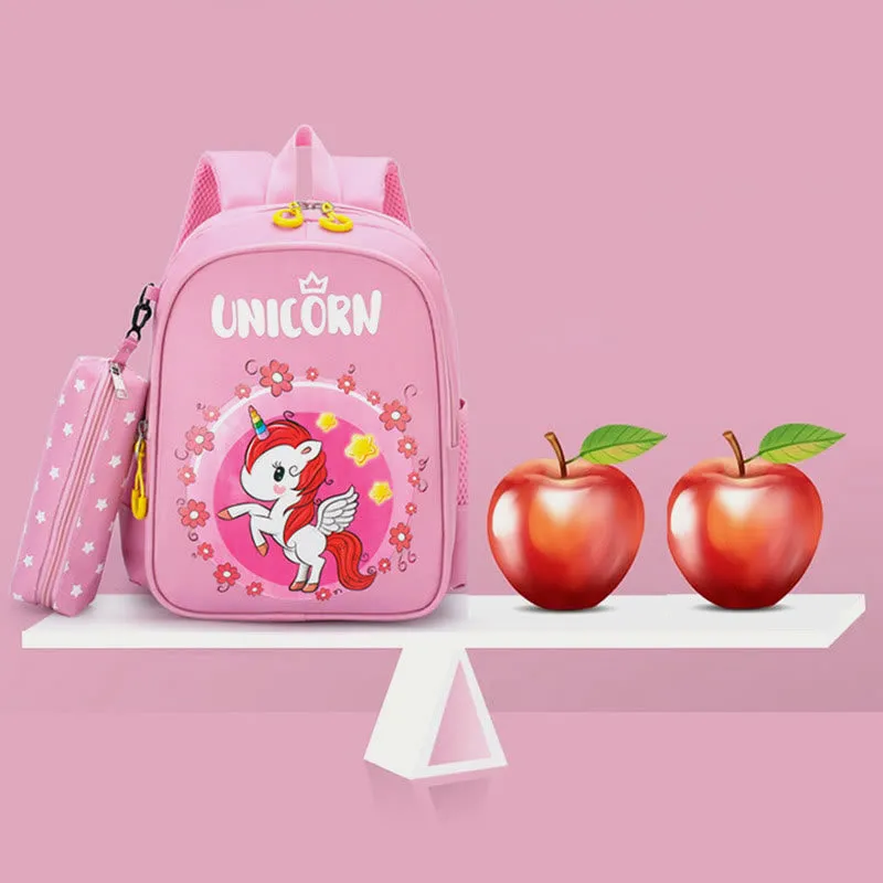 Backpack For Kids Cartoon Printing Cute Unicorn Kindergarten Schoolbag