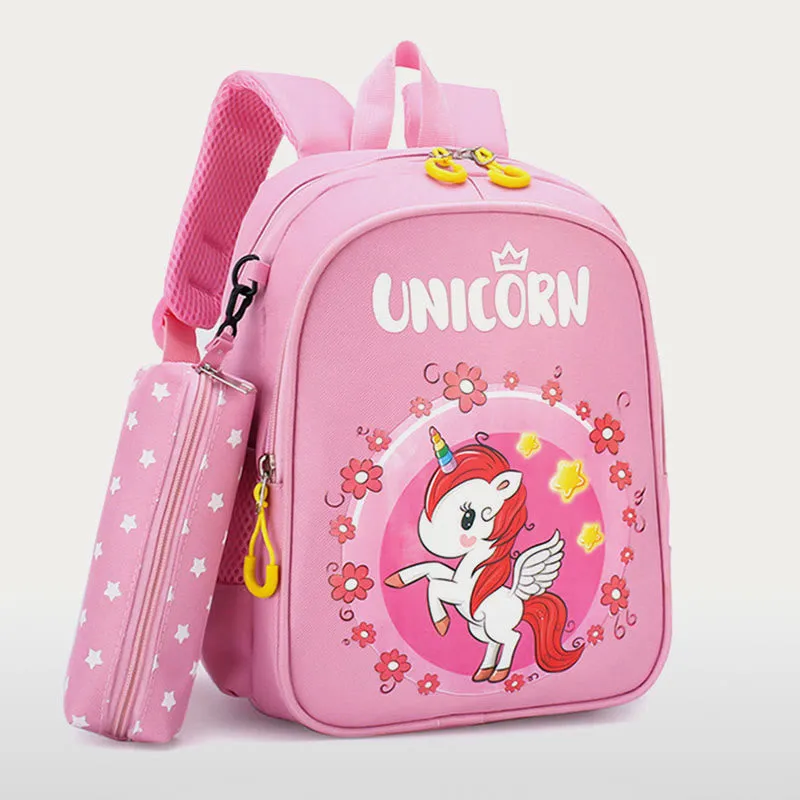 Backpack For Kids Cartoon Printing Cute Unicorn Kindergarten Schoolbag