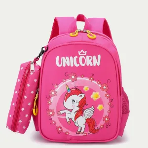 Backpack For Kids Cartoon Printing Cute Unicorn Kindergarten Schoolbag