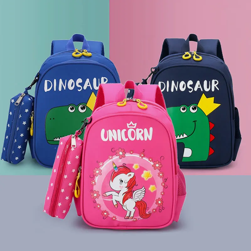 Backpack For Kids Cartoon Printing Cute Unicorn Kindergarten Schoolbag