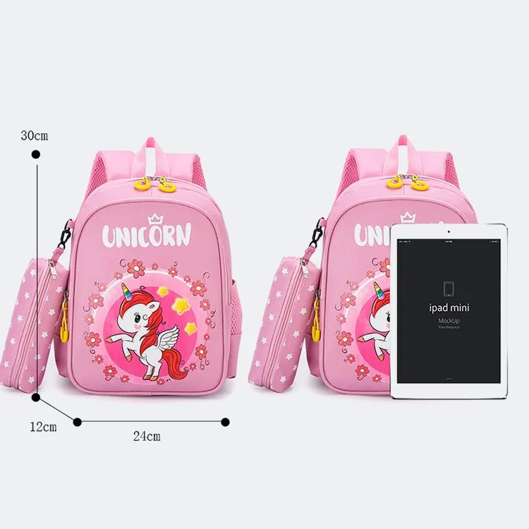 Backpack For Kids Cartoon Printing Cute Unicorn Kindergarten Schoolbag