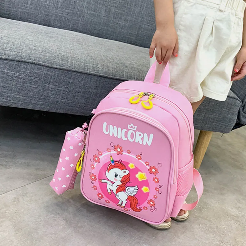Backpack For Kids Cartoon Printing Cute Unicorn Kindergarten Schoolbag