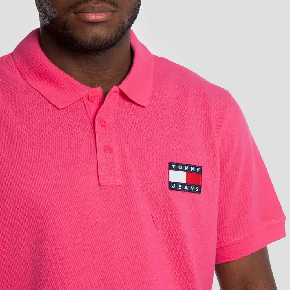 Badge Lightweight Polo - Crimson