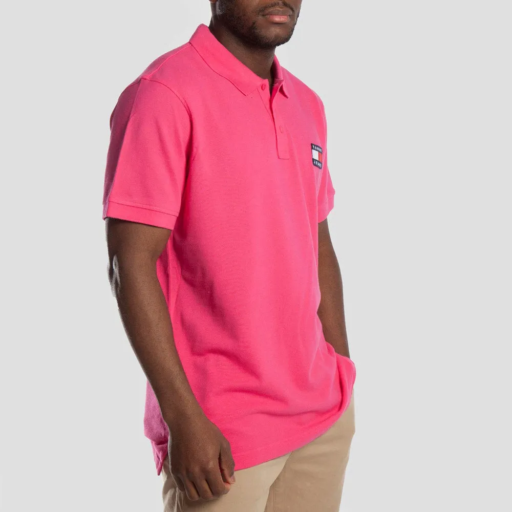 Badge Lightweight Polo - Crimson