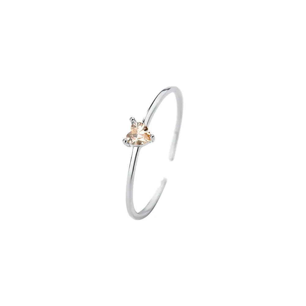 Bague Coeur Diamant - Elsa