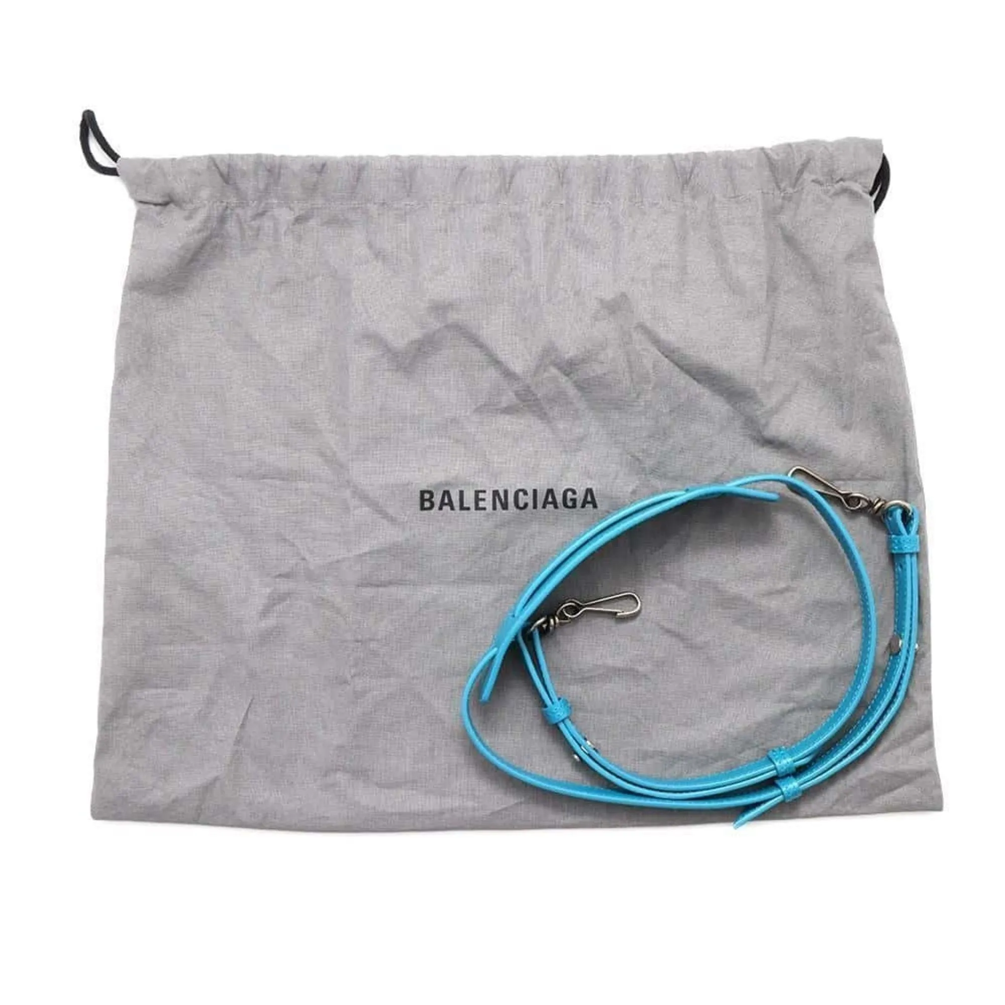 Balenciaga City Blue Leather Bag