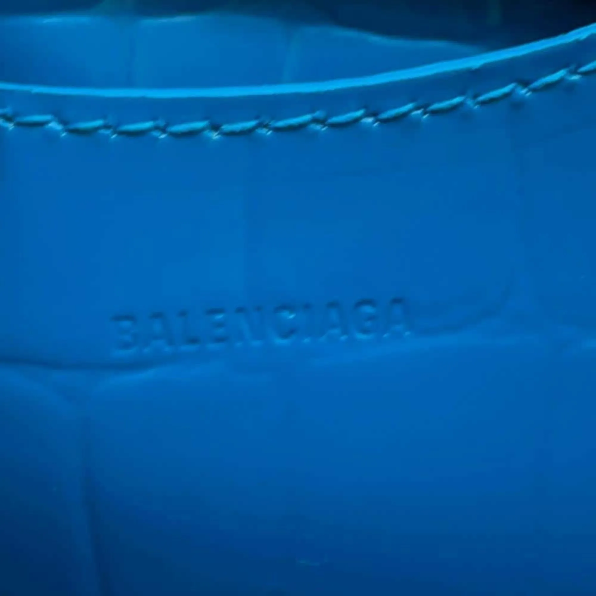 Balenciaga City Blue Leather Bag