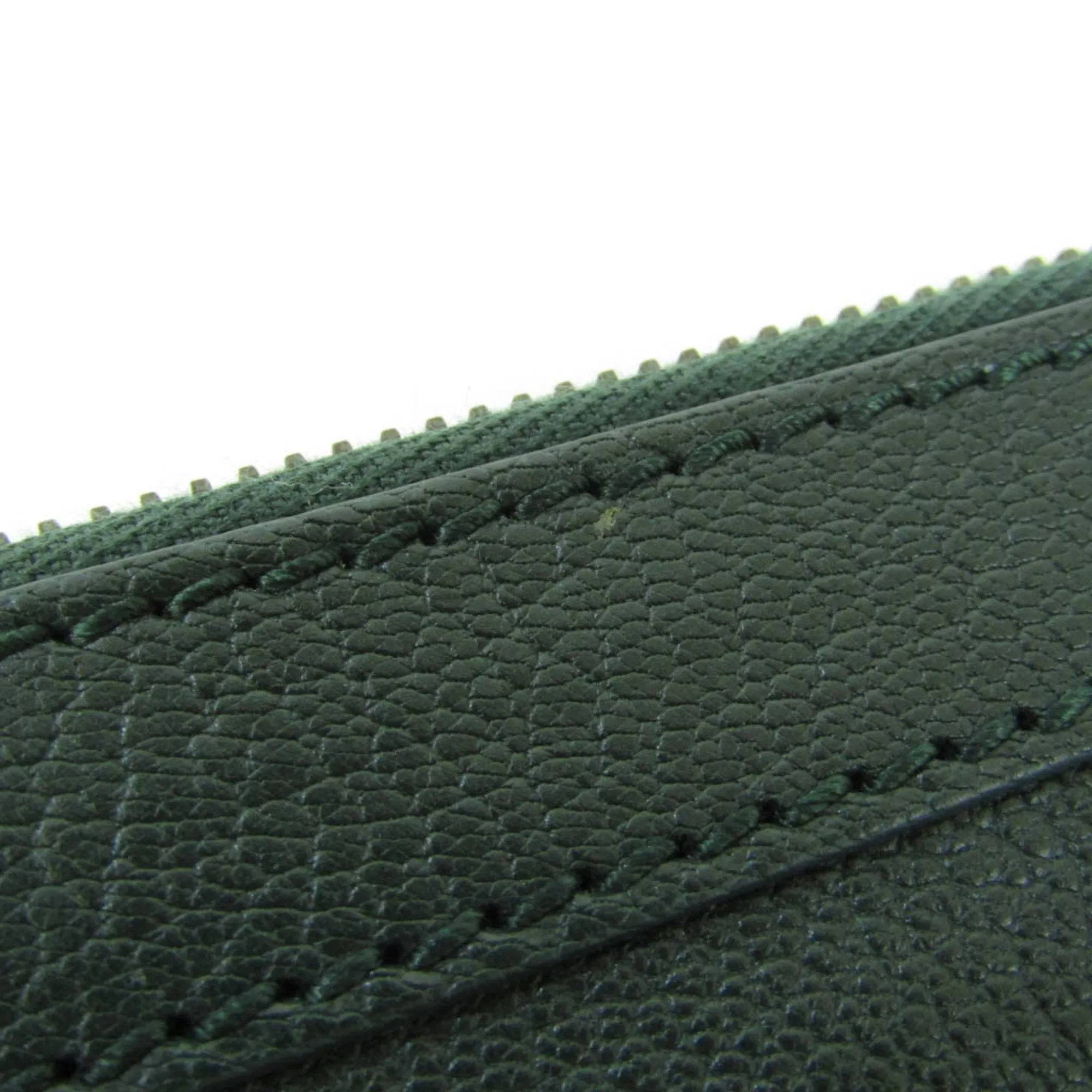 Balenciaga Clip Green Leather Bag