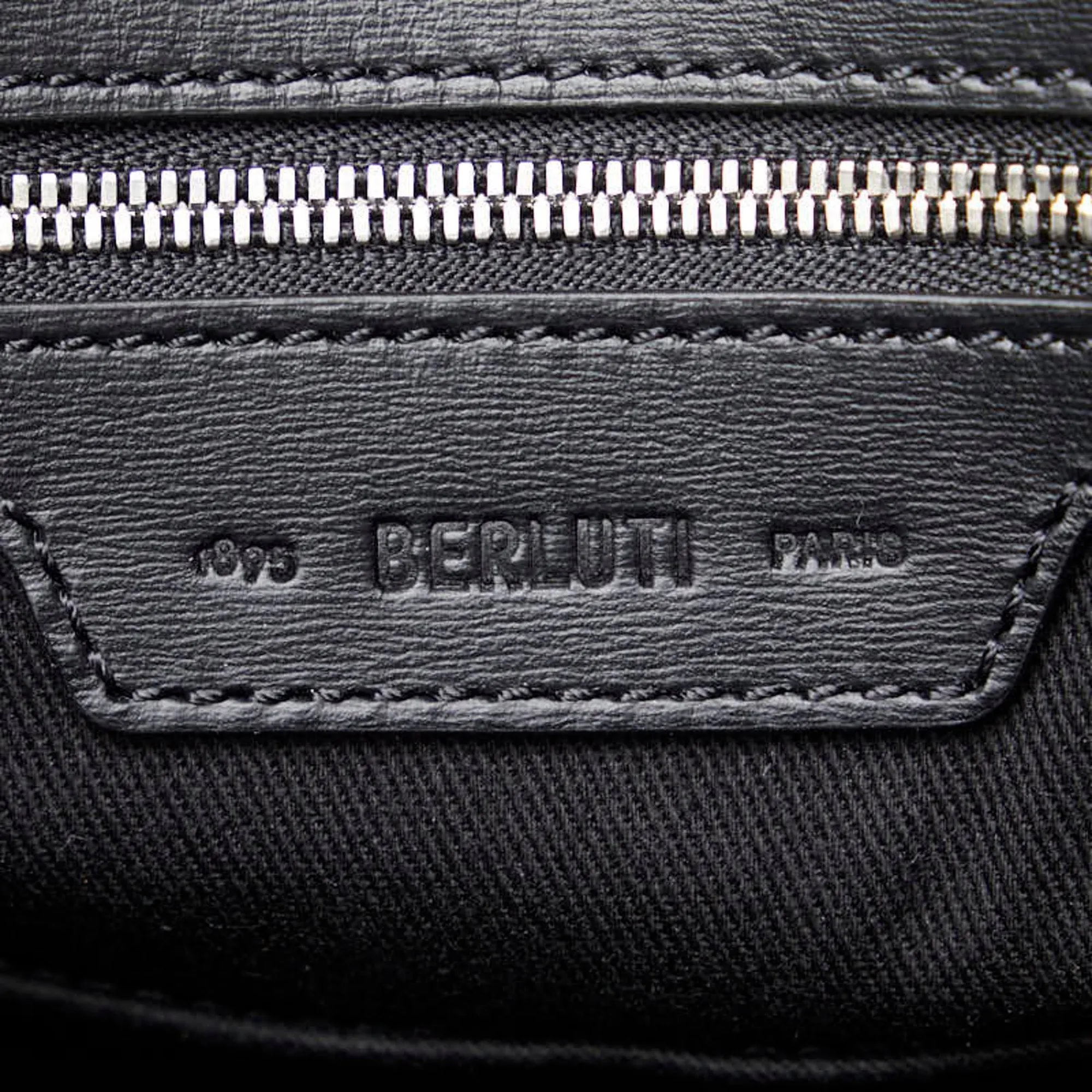 Berluti Black Canvas Bag