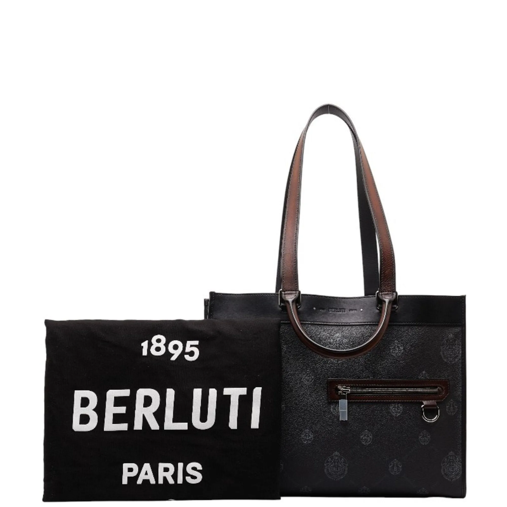 Berluti Black Canvas Bag