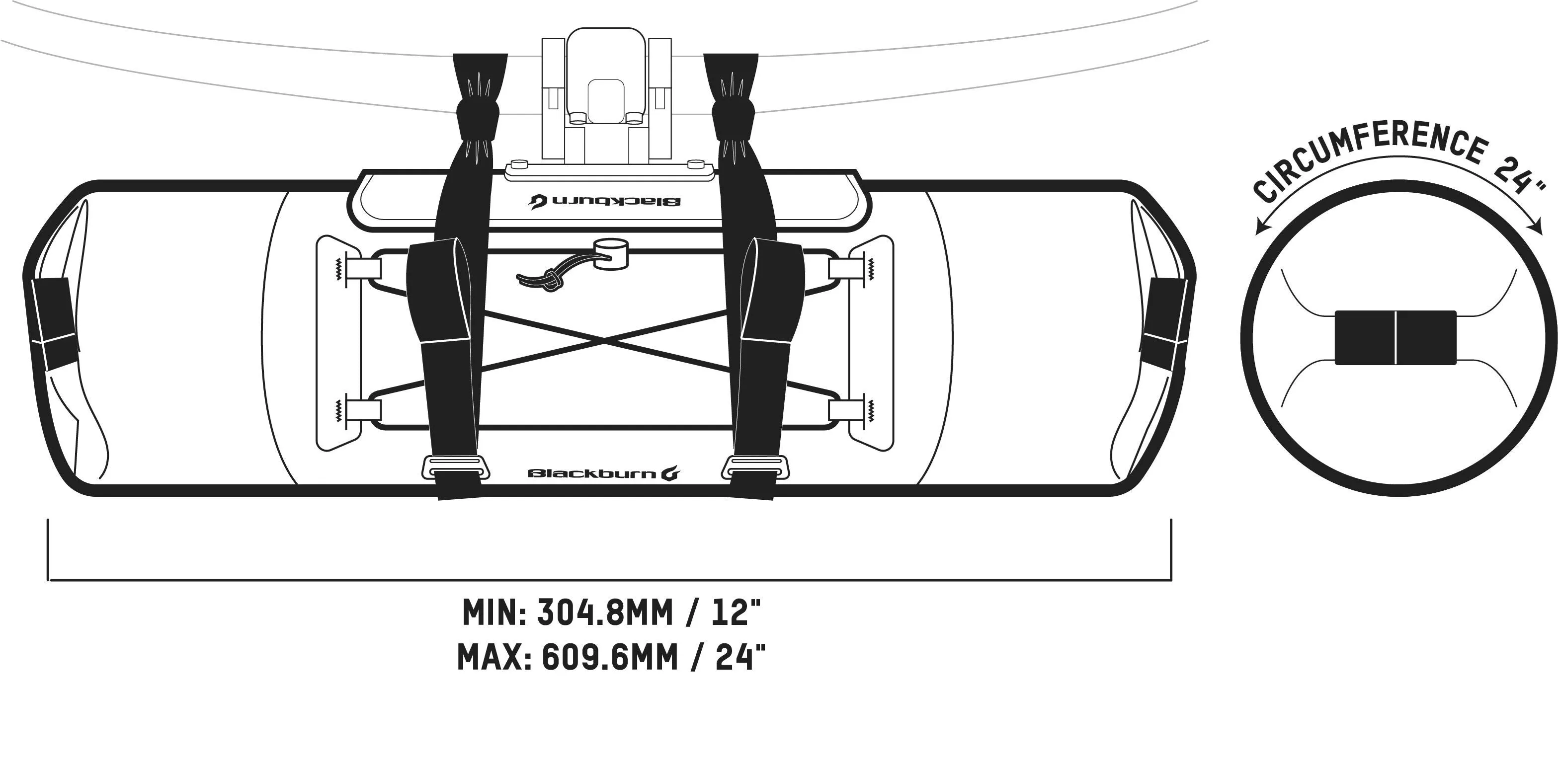 Blackburn Outpost Elite Handlebar Roll and Dry Bag