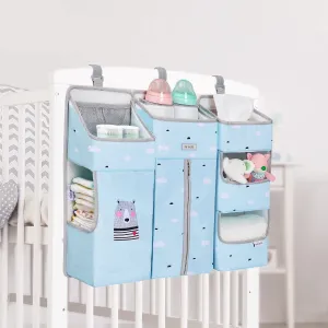 Blue/Pink Baby Crib Organizer