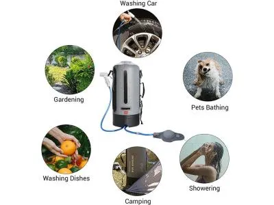 Camping 12L Shower Bag Camping Water Storage Bag