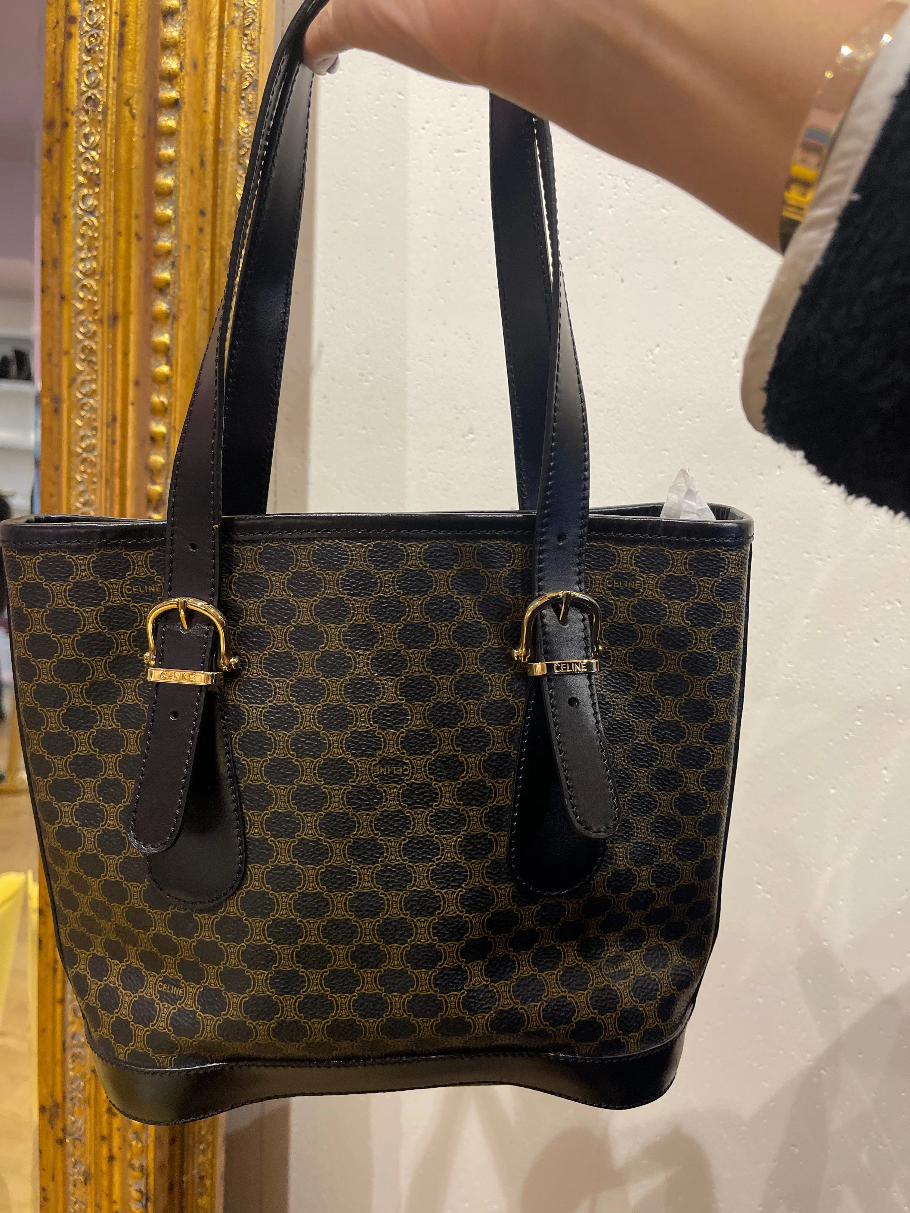 Celine black shopping tote ALC0153