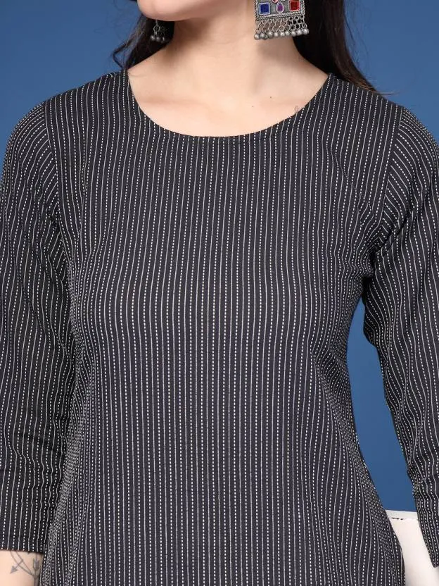 Chic Charm Black Kurta
