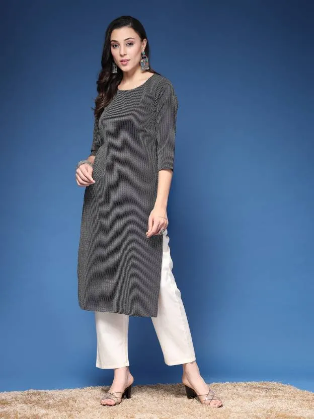 Chic Charm Black Kurta