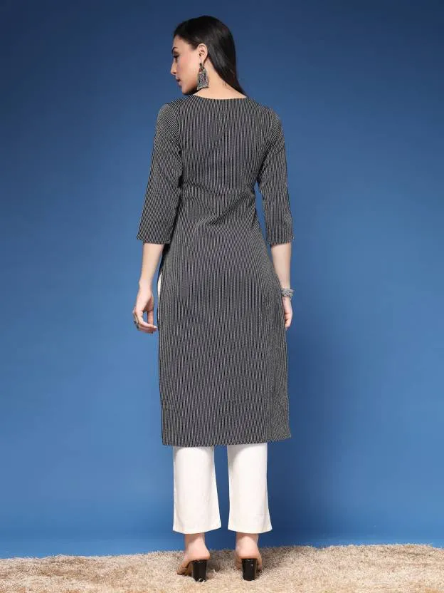 Chic Charm Black Kurta