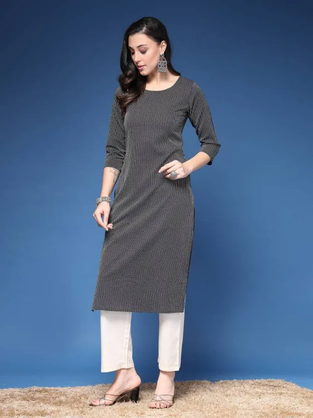 Chic Charm Black Kurta