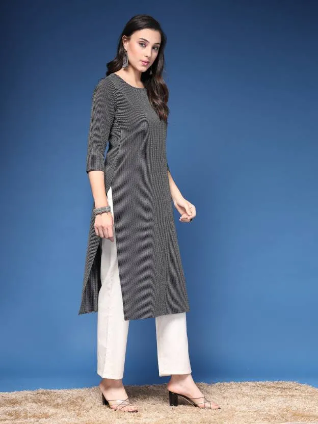 Chic Charm Black Kurta
