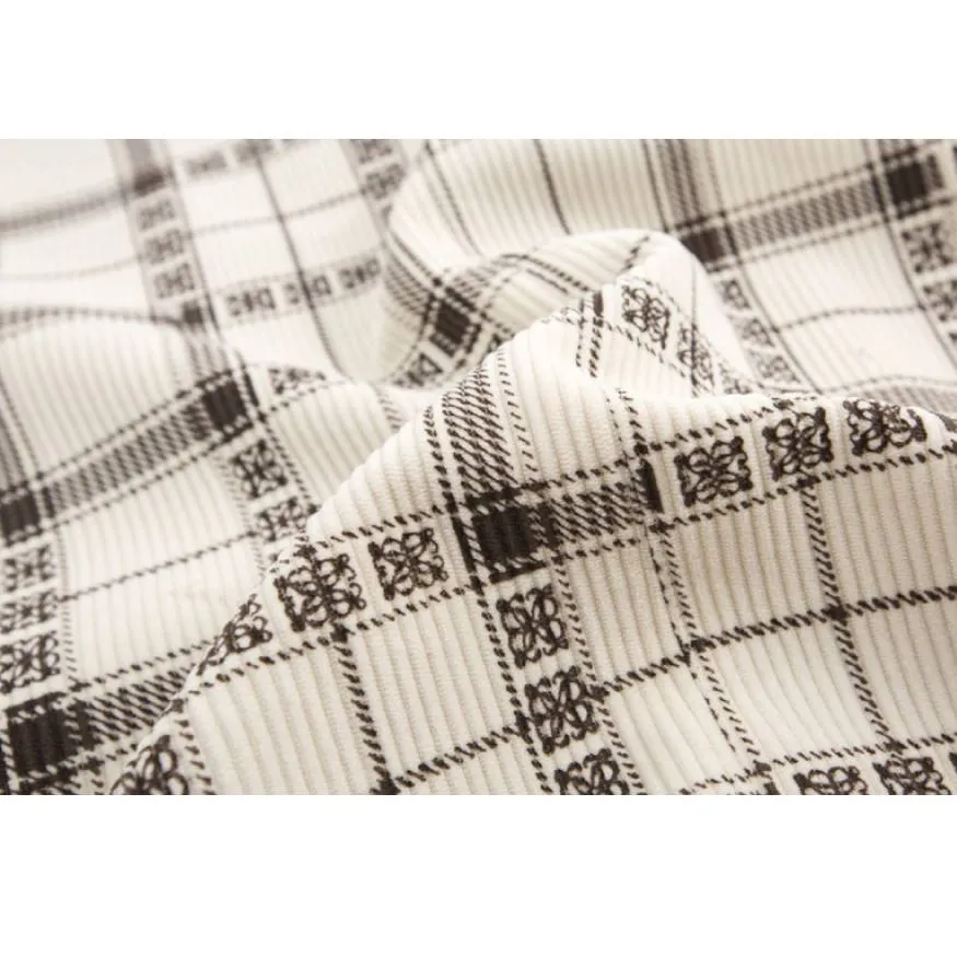 Chic Check Pattern Blazer