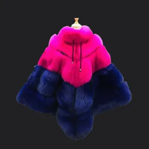Chic Chick - Fox Fur Poncho