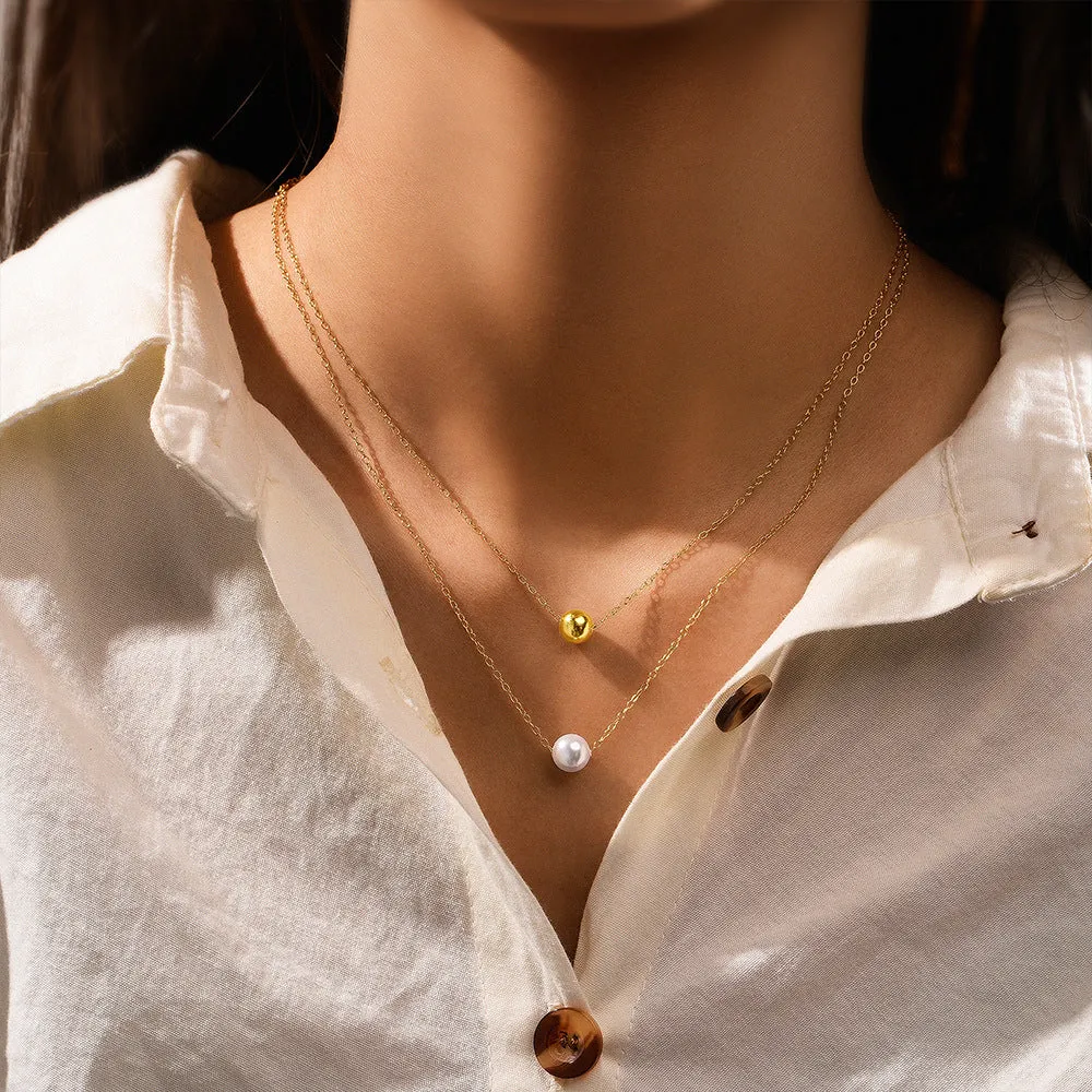 Chic Pearl Layered Necklace