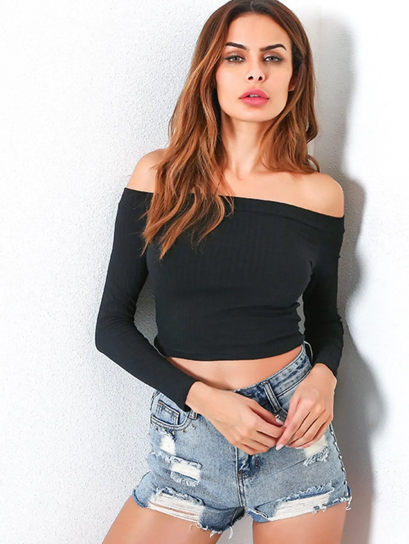 Chic Ribbed crop top