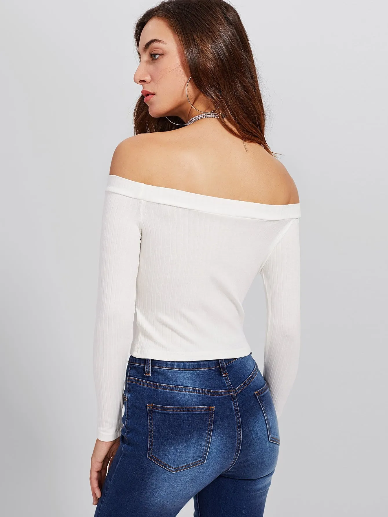 Chic Ribbed crop top