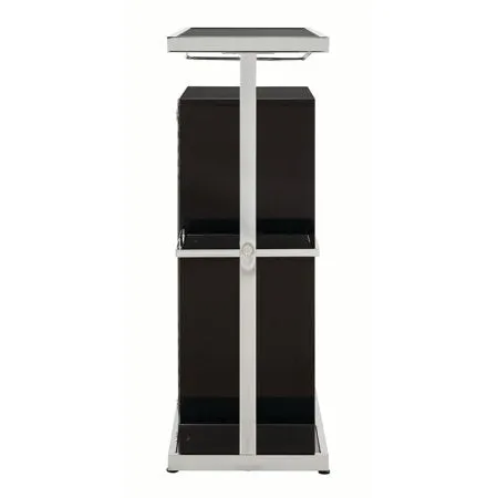 Contemporary Bar Unit, Glossy Black