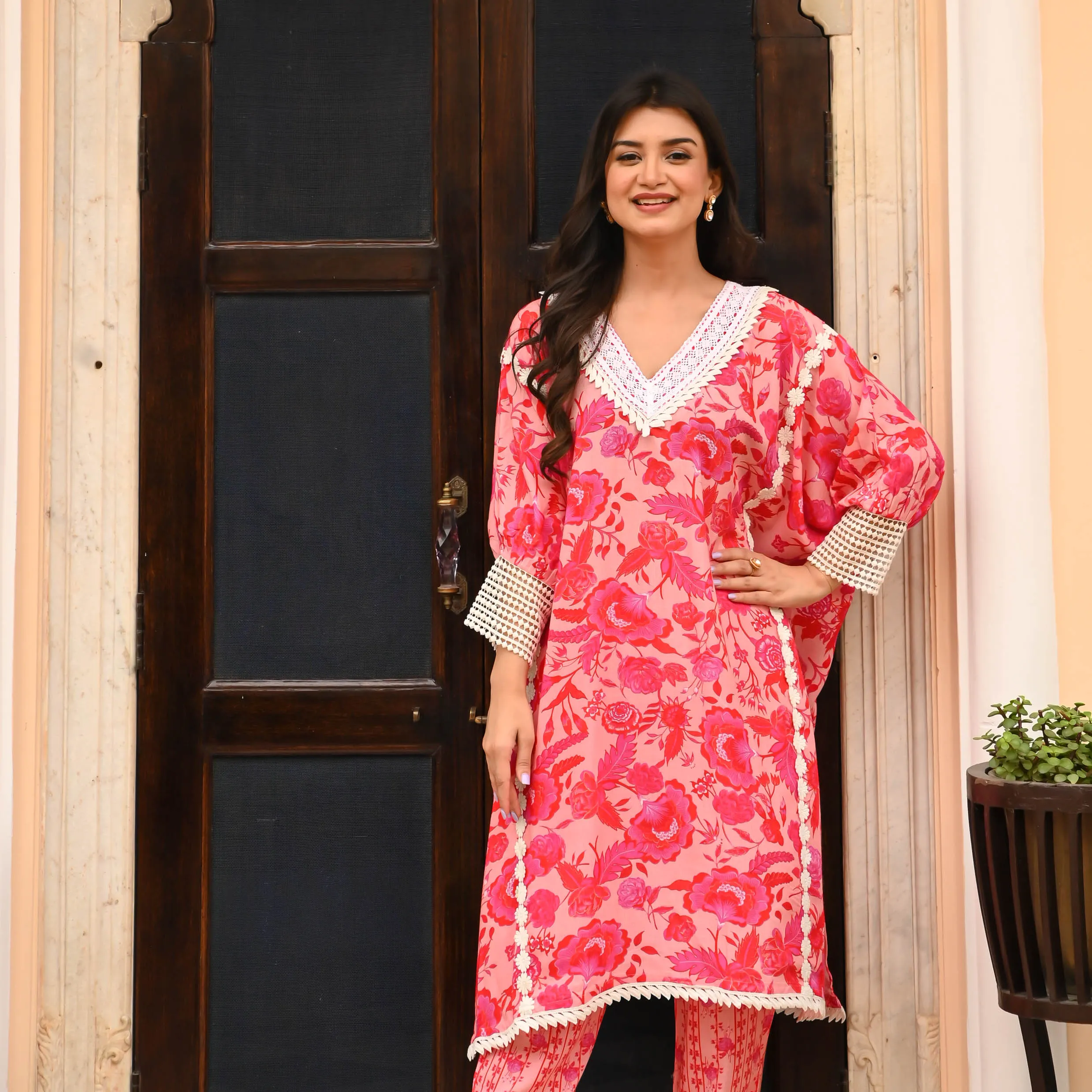 Coordinated Chic Kaftan Set