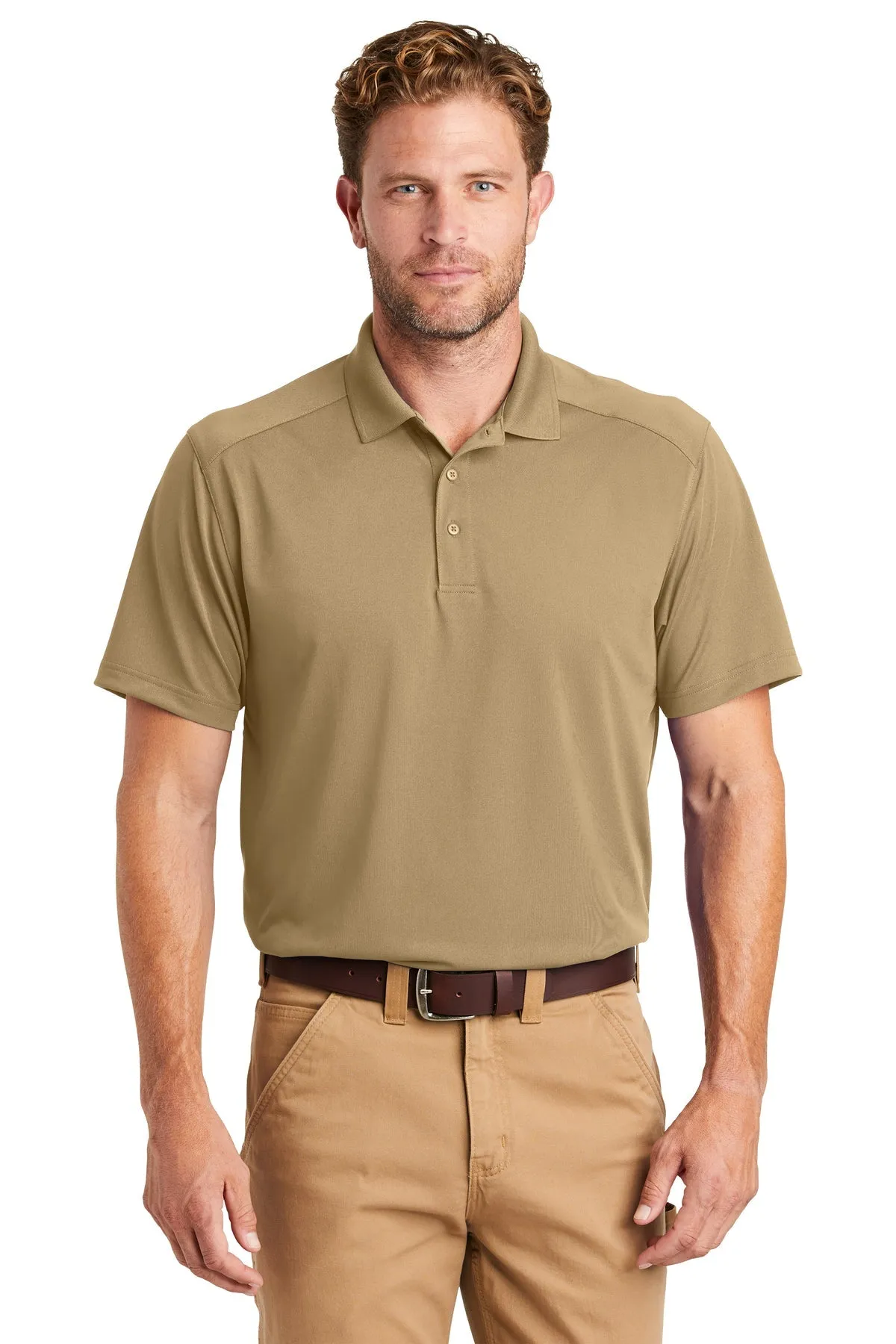 CornerStone Lightweight Polo, Tan