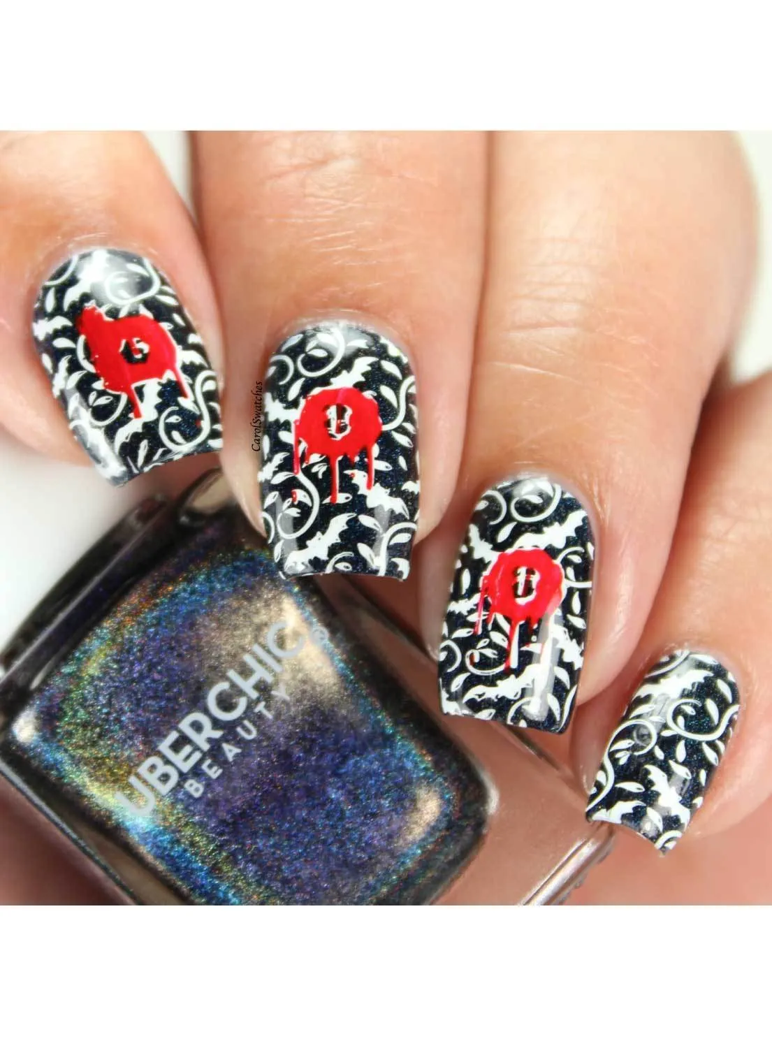 Creepy Cute Alphabet - Uber Chic Mini Stamping Plate