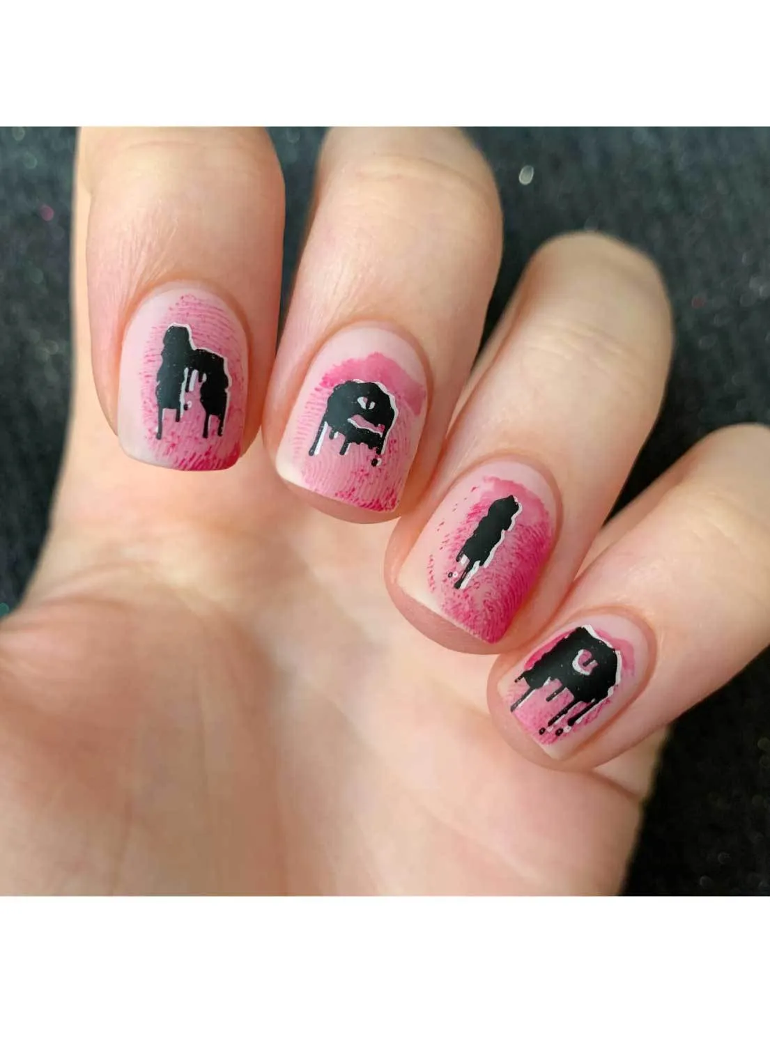 Creepy Cute Alphabet - Uber Chic Mini Stamping Plate