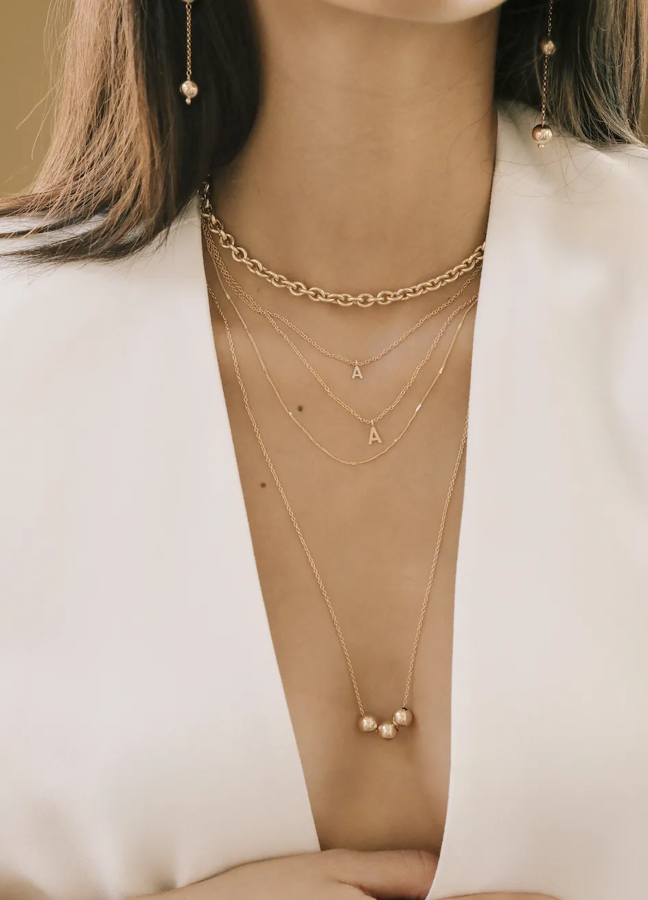 Custom One Initial Necklace