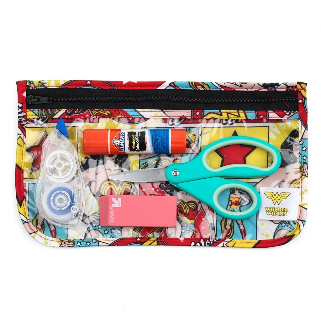 DC Comics Clear Travel Bag 3 Pack: Wonder Woman