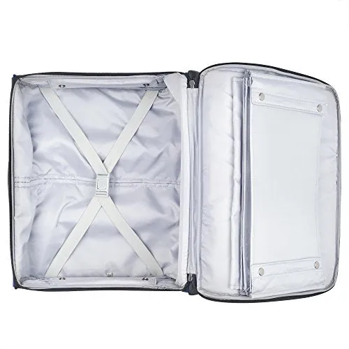 Delsey Luggage 4 Wheel Spinner Mobile Laptop Briefcase, Blue One Size