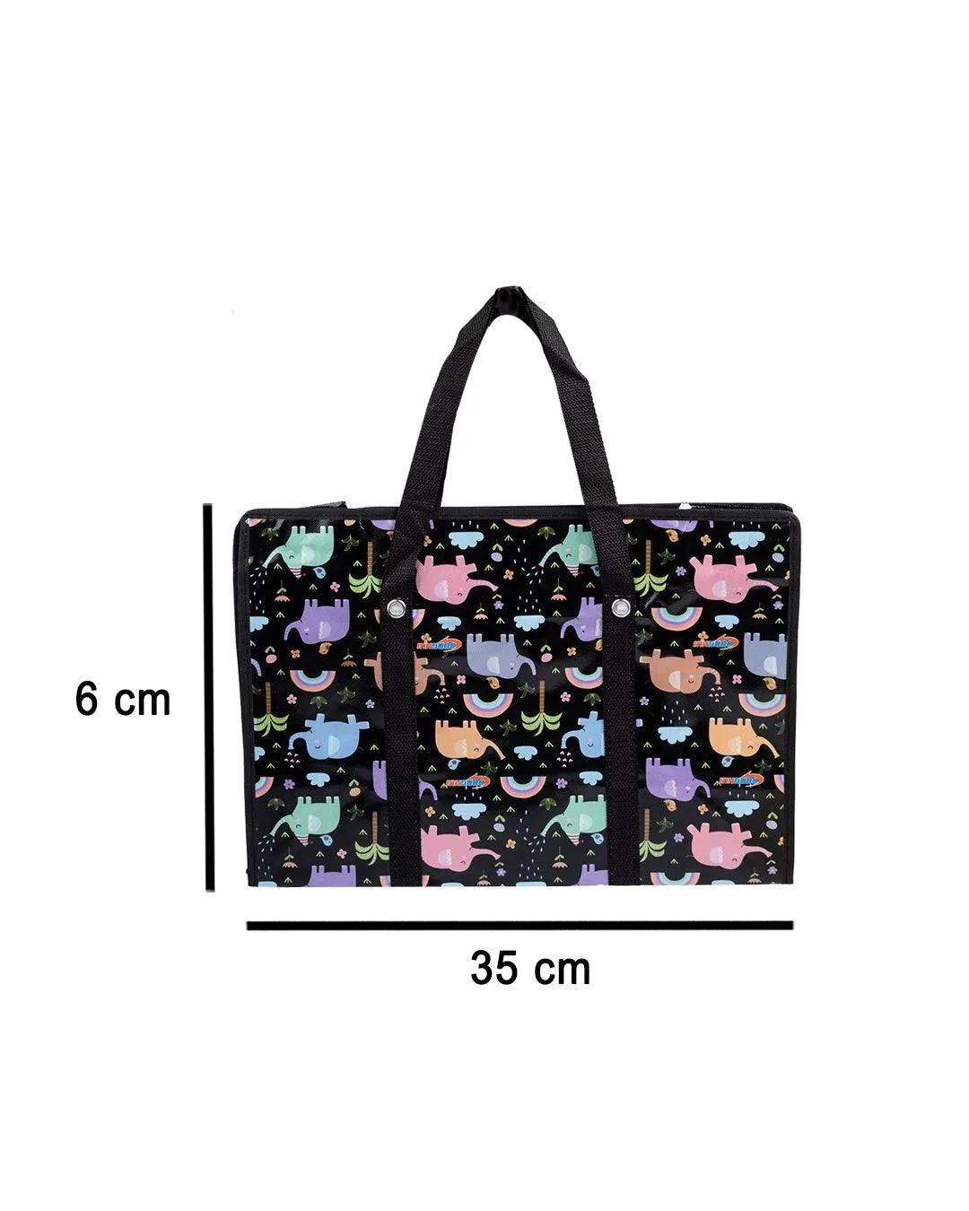 Donati Shopping Bag, Black, Plastic