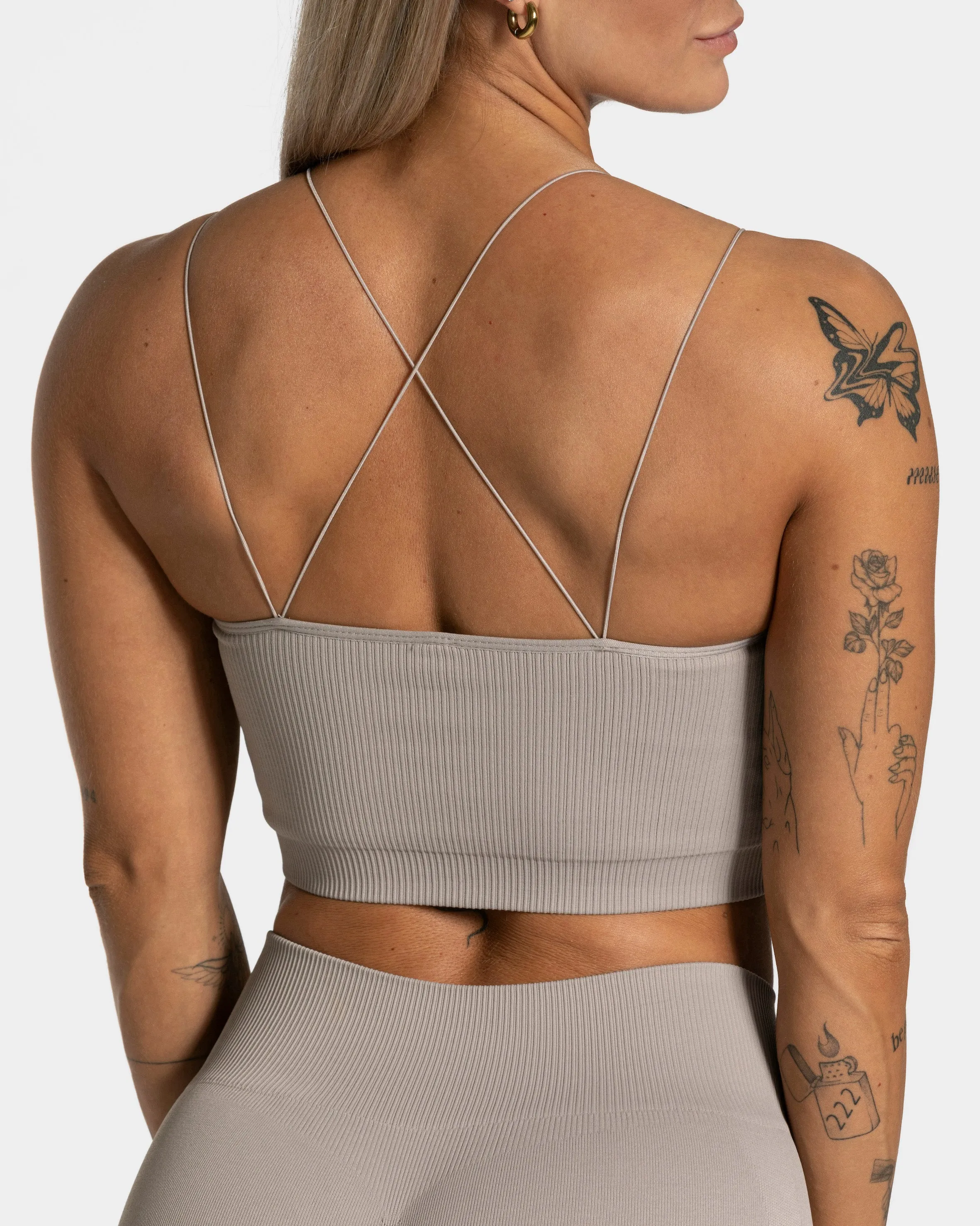 Elegant Strap Top "Stone"