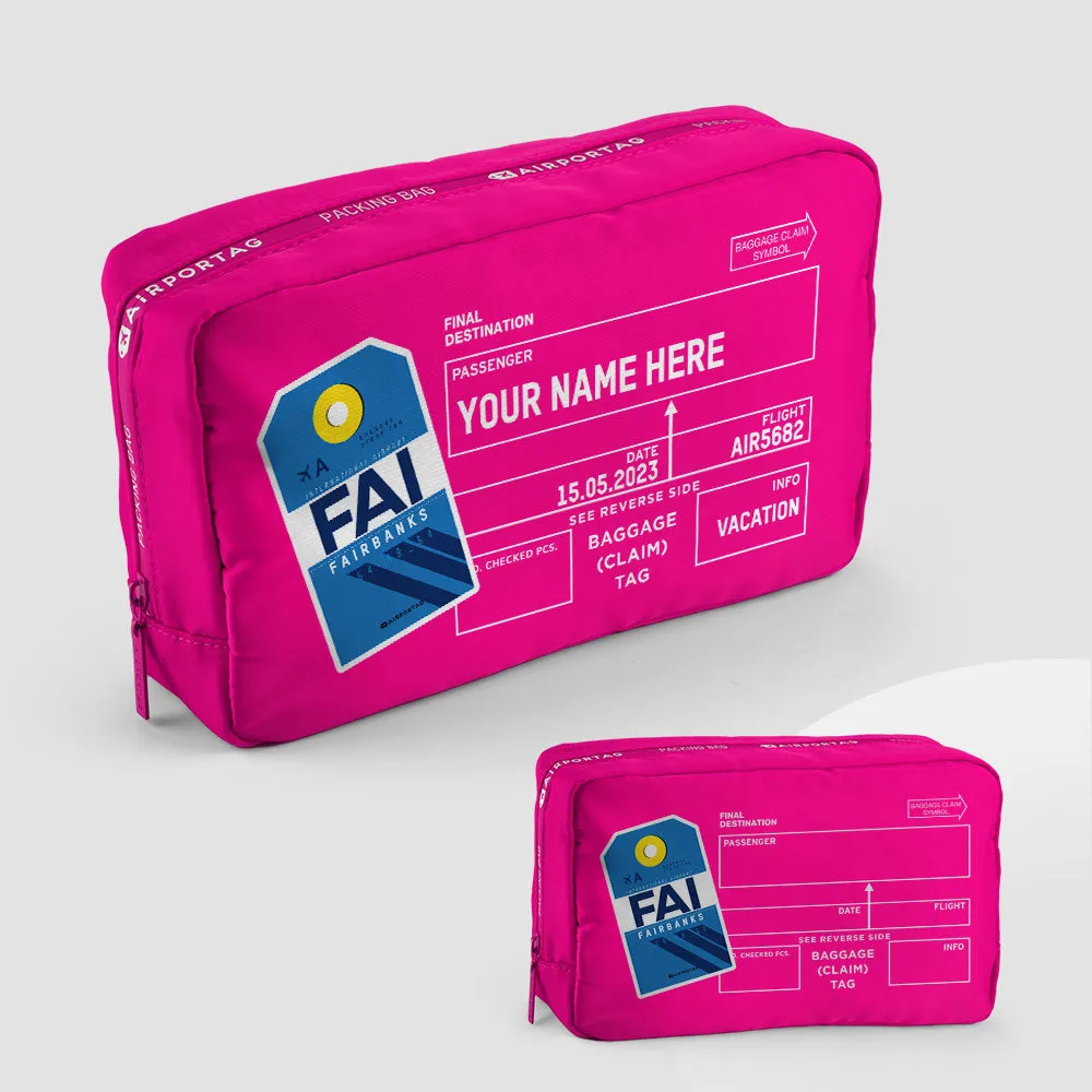 FAI - Packing Bag