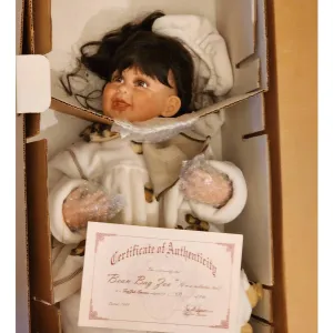 Fayzah Spanos Dolls Bean Bag Zoo 1999 Limited Edition 439/500 W/Tags COA And Box