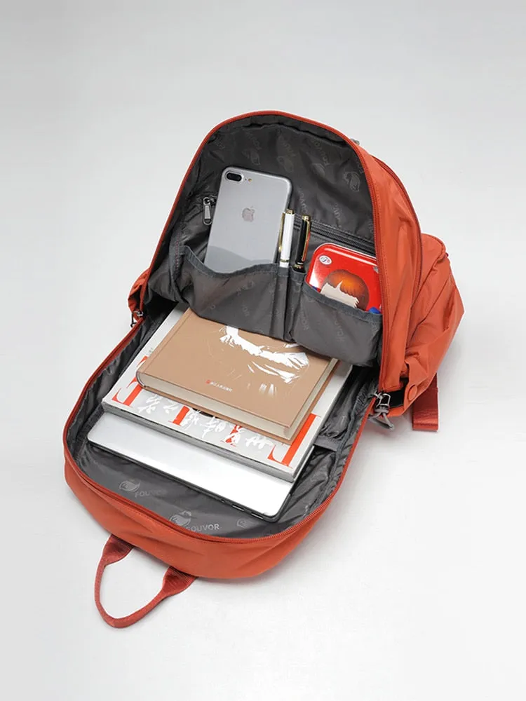 Fouvor Casual Backpack Female Shoulders Bag Oxford Commuter Large Capacity Outdoor Sports Women Canvas School Bag 2802-02