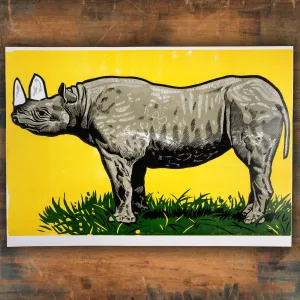 Historic Restrike: Rhinoceros